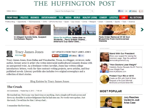 The Crush in The Huffington Post